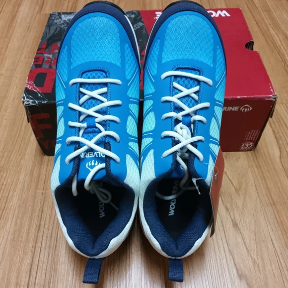 Wolverine Men’s Blue Athletic Work Sneakers - Picture 7 of 7